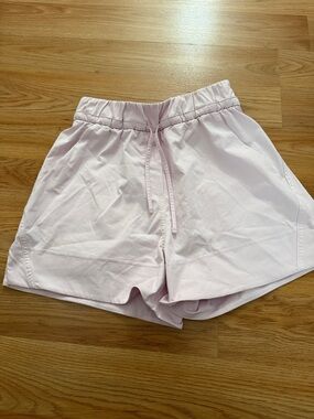 lululemon athletica Light Pink Athletic Drawstring Shorts